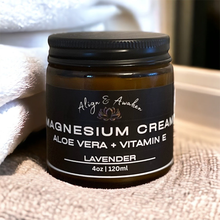 Organic Lavender Infused Magnesium Cream