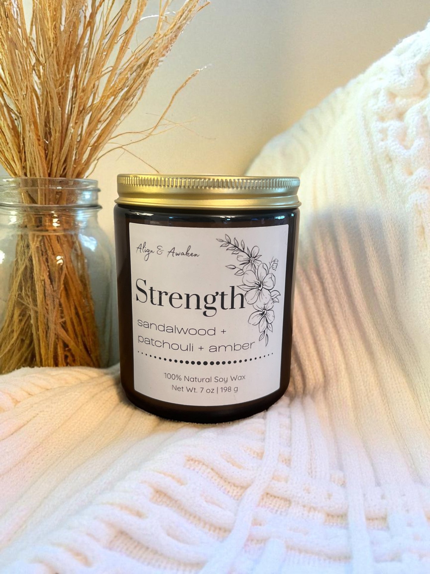 Strength Aromatherapy Soy Candle