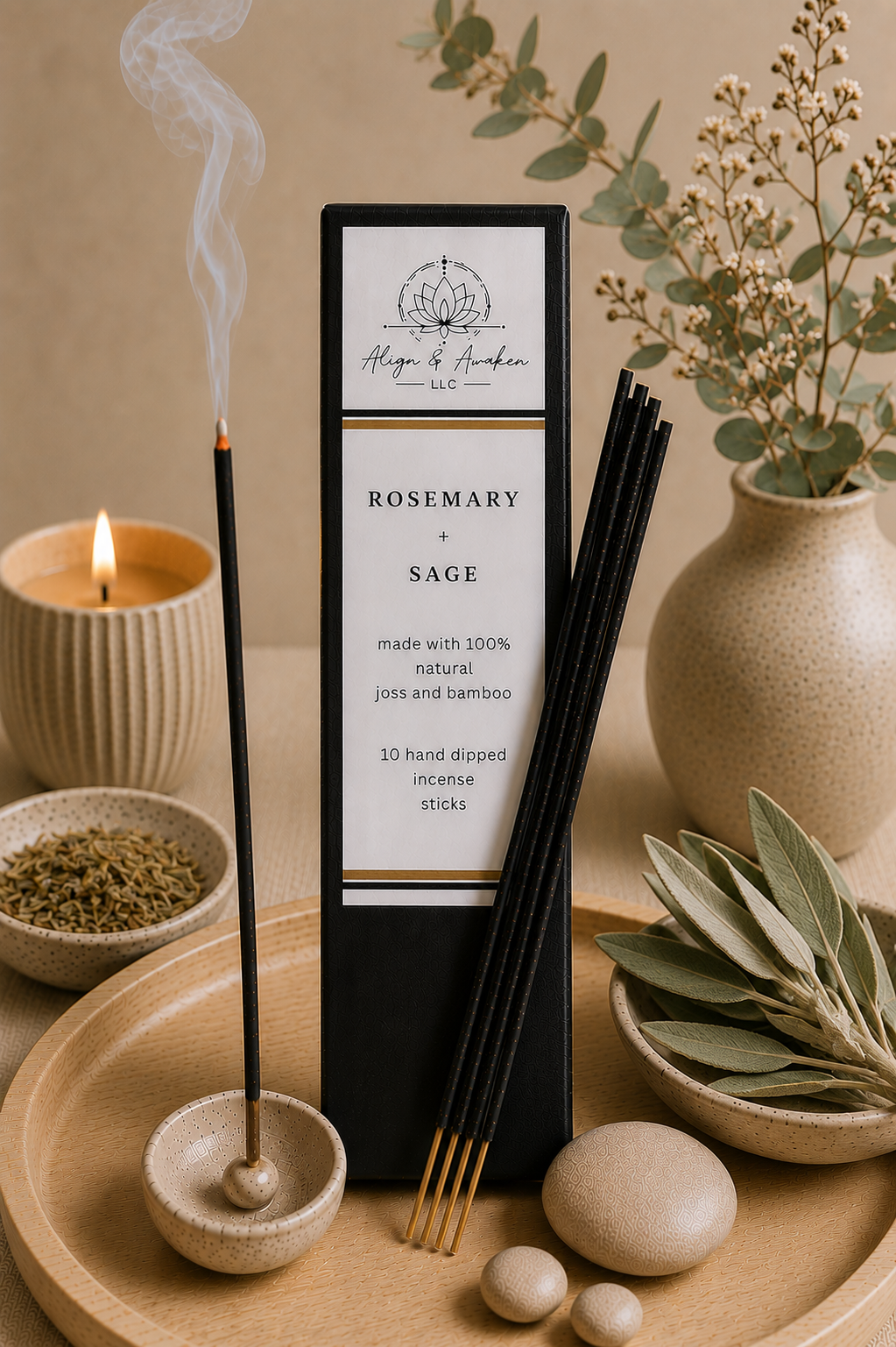 Hand Dipped Non Toxic Incense Sticks
