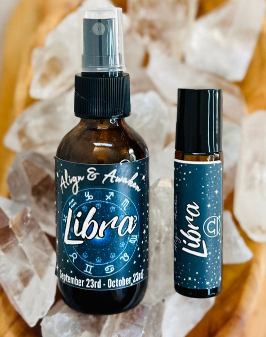 Zodiac Crystal Infused Essential Oil Blends