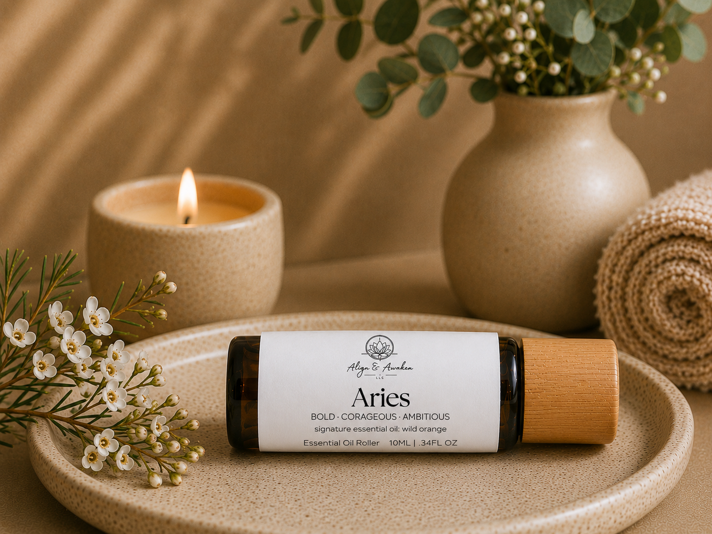 Zodiac Crystal Infused Essential Oil Blends