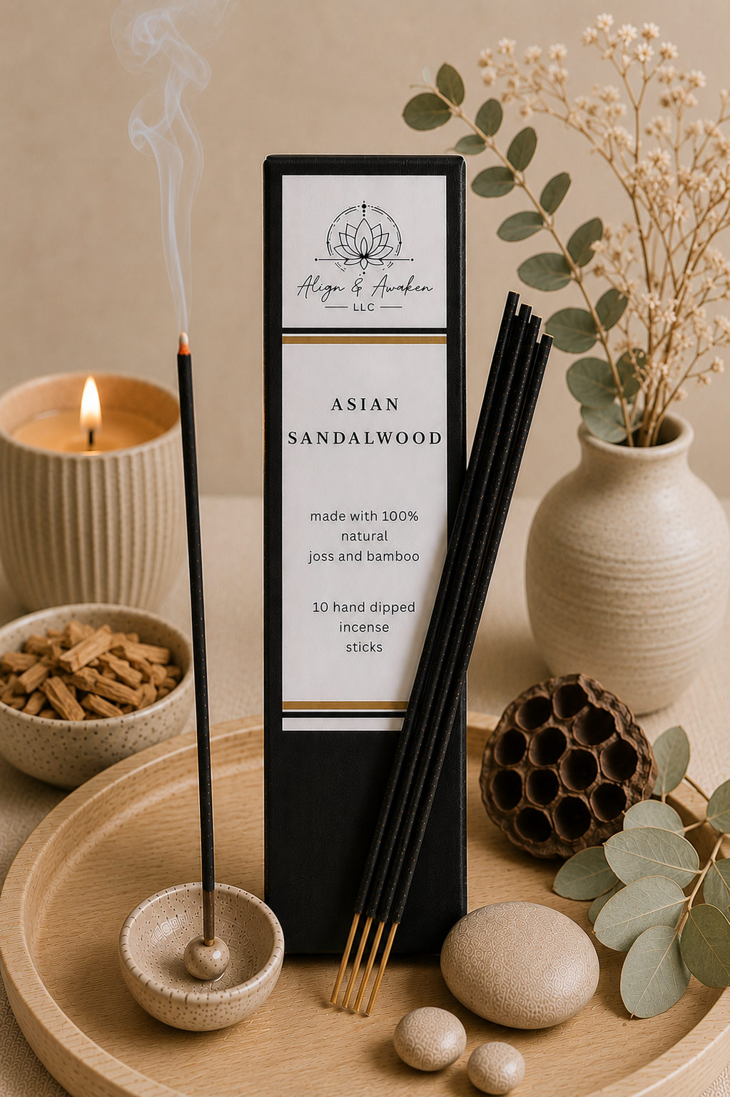 Hand Dipped Non Toxic Incense Sticks