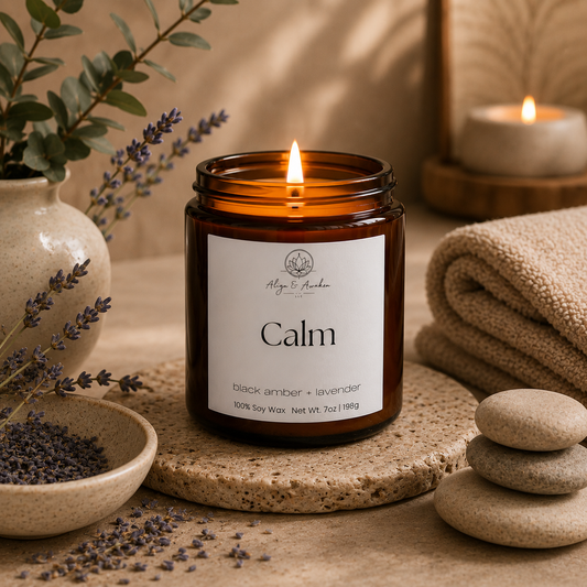 Calm Aromatherapy Soy Candle