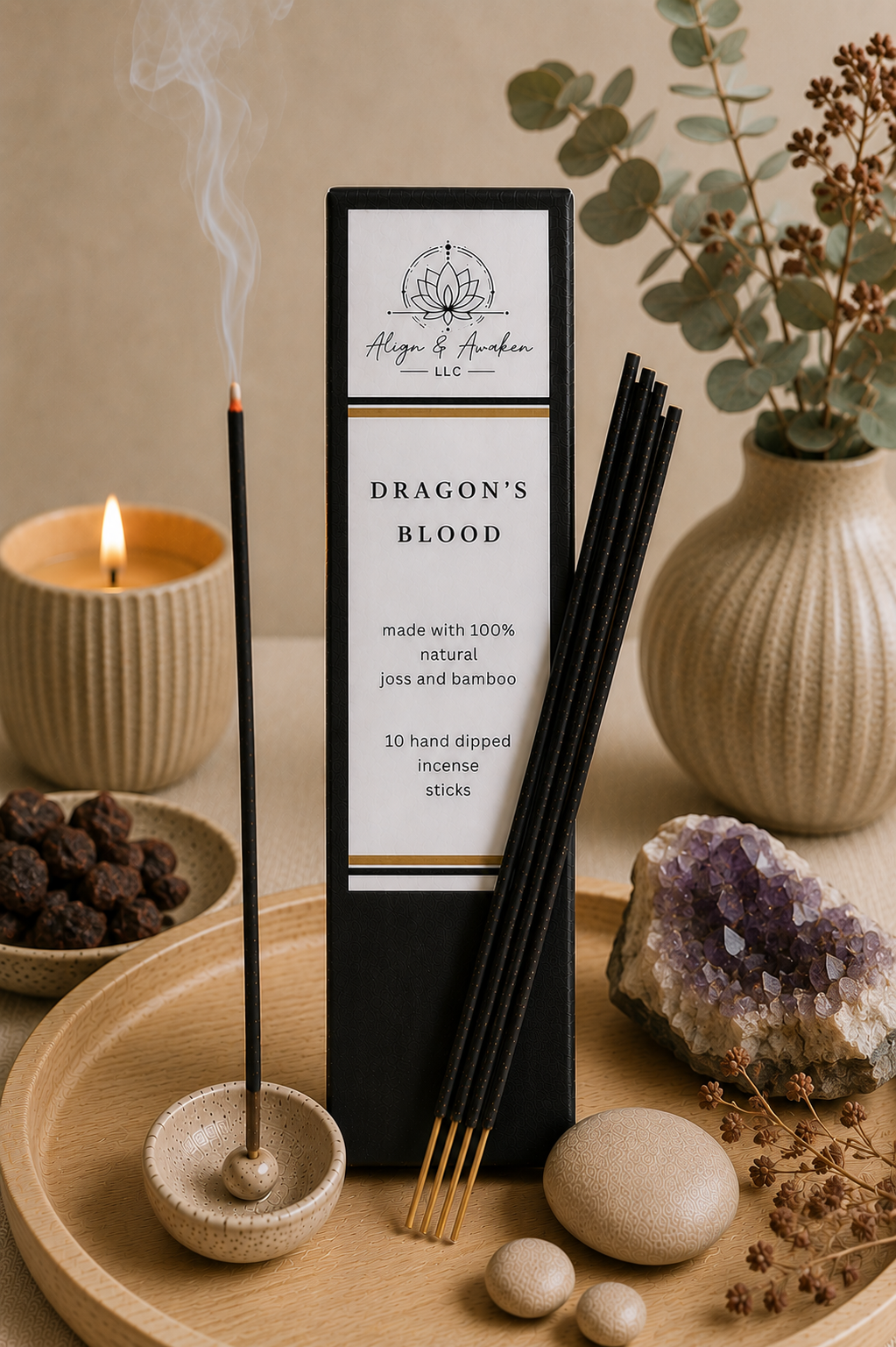 Hand Dipped Non Toxic Incense Sticks