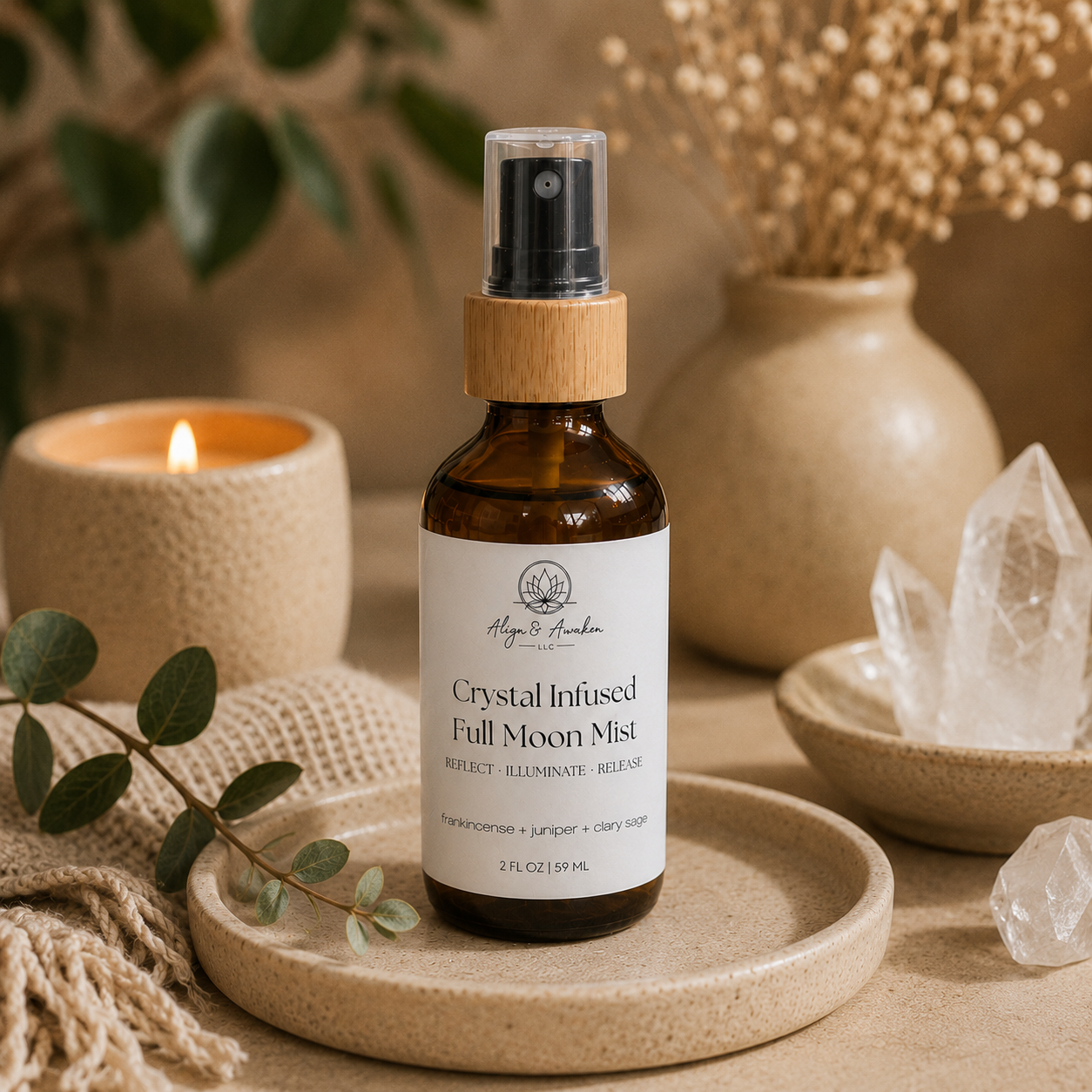 Full Moon Crystal Infused Mist