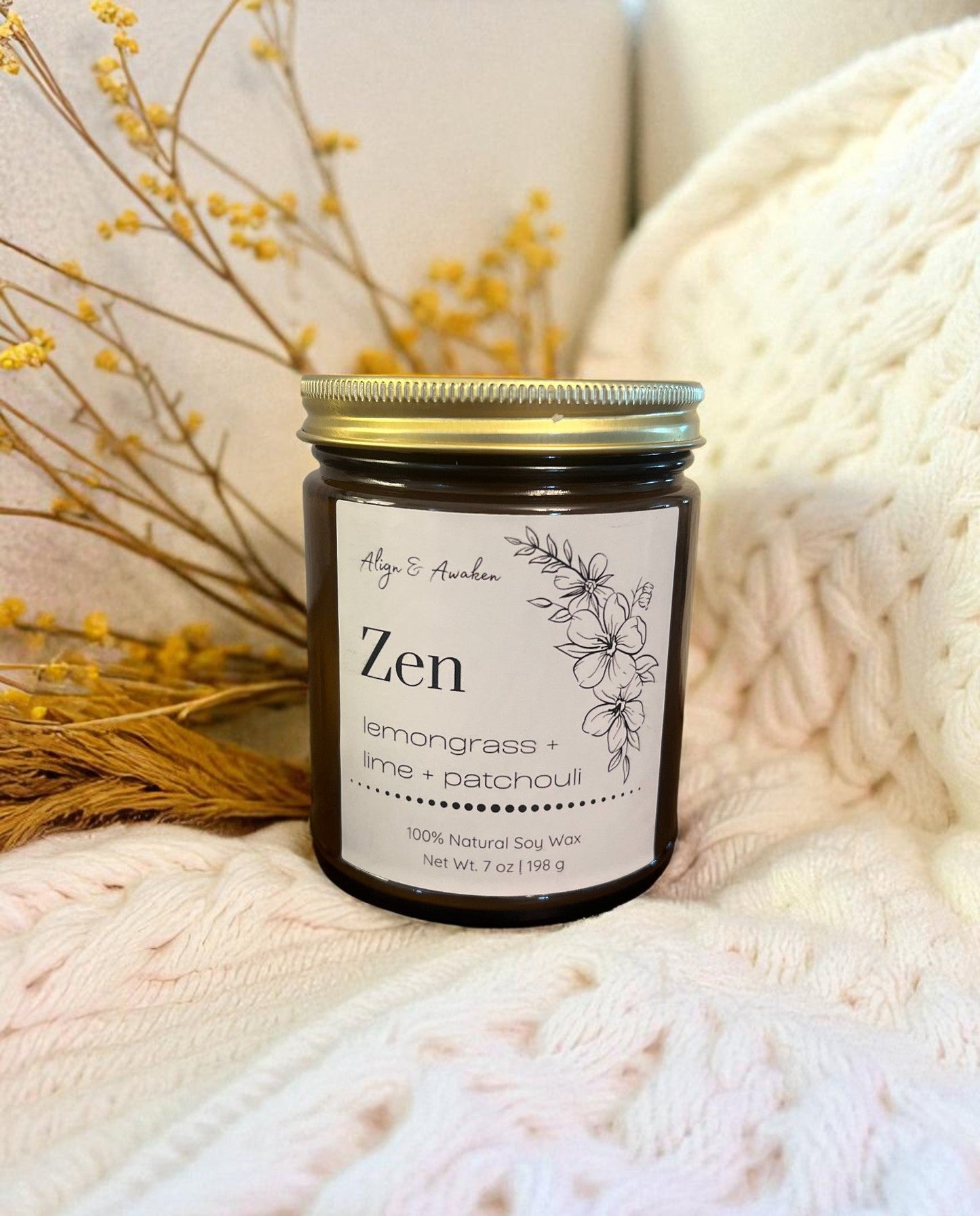 Zen Aromatherapy Soy Candle