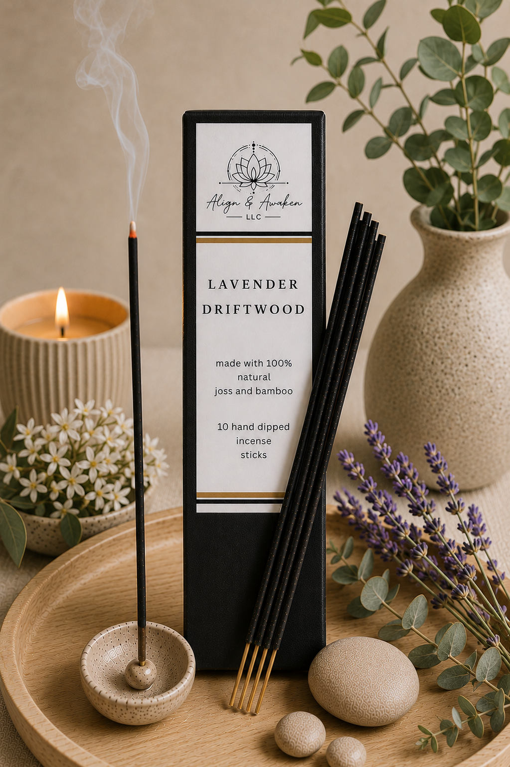 Hand Dipped Non Toxic Incense Sticks