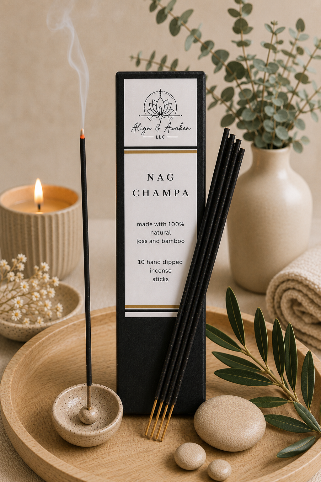 Hand Dipped Non Toxic Incense Sticks