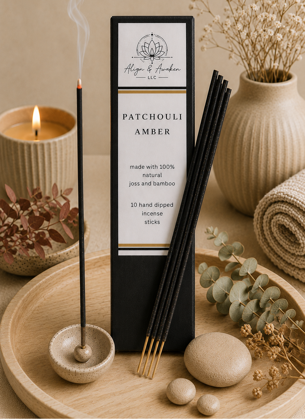 Hand Dipped Non Toxic Incense Sticks
