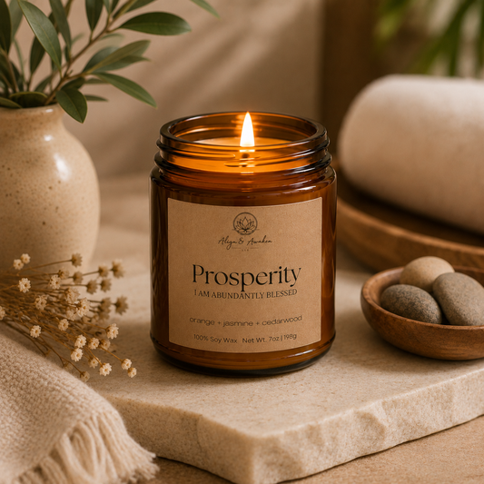 Prosperity Affirmation Soy Candle - Abundance
