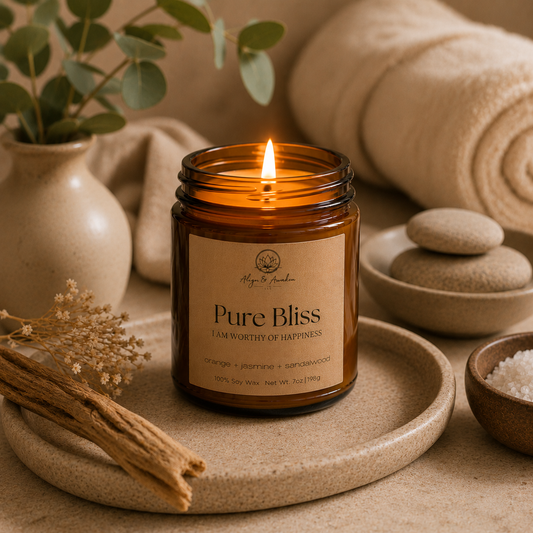 Pure Bliss Affirmation Soy Candle - Uplifting