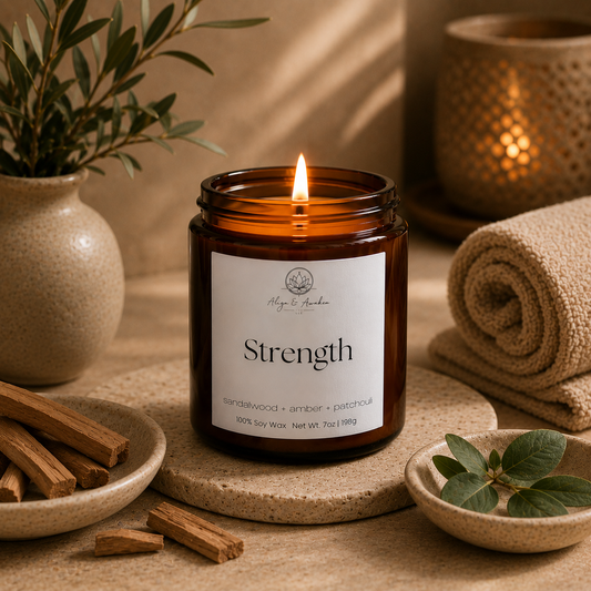 Strength Aromatherapy Soy Candle