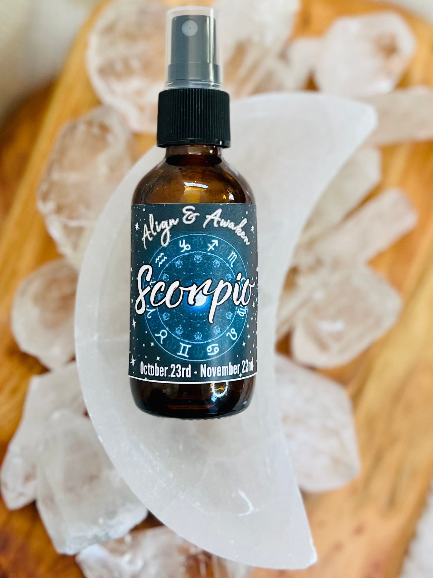 Zodiac Crystal Infused Essential Oil Blends