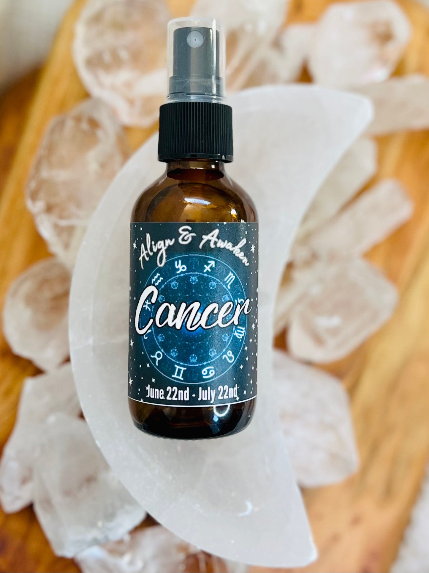 Zodiac Crystal Infused Essential Oil Blends