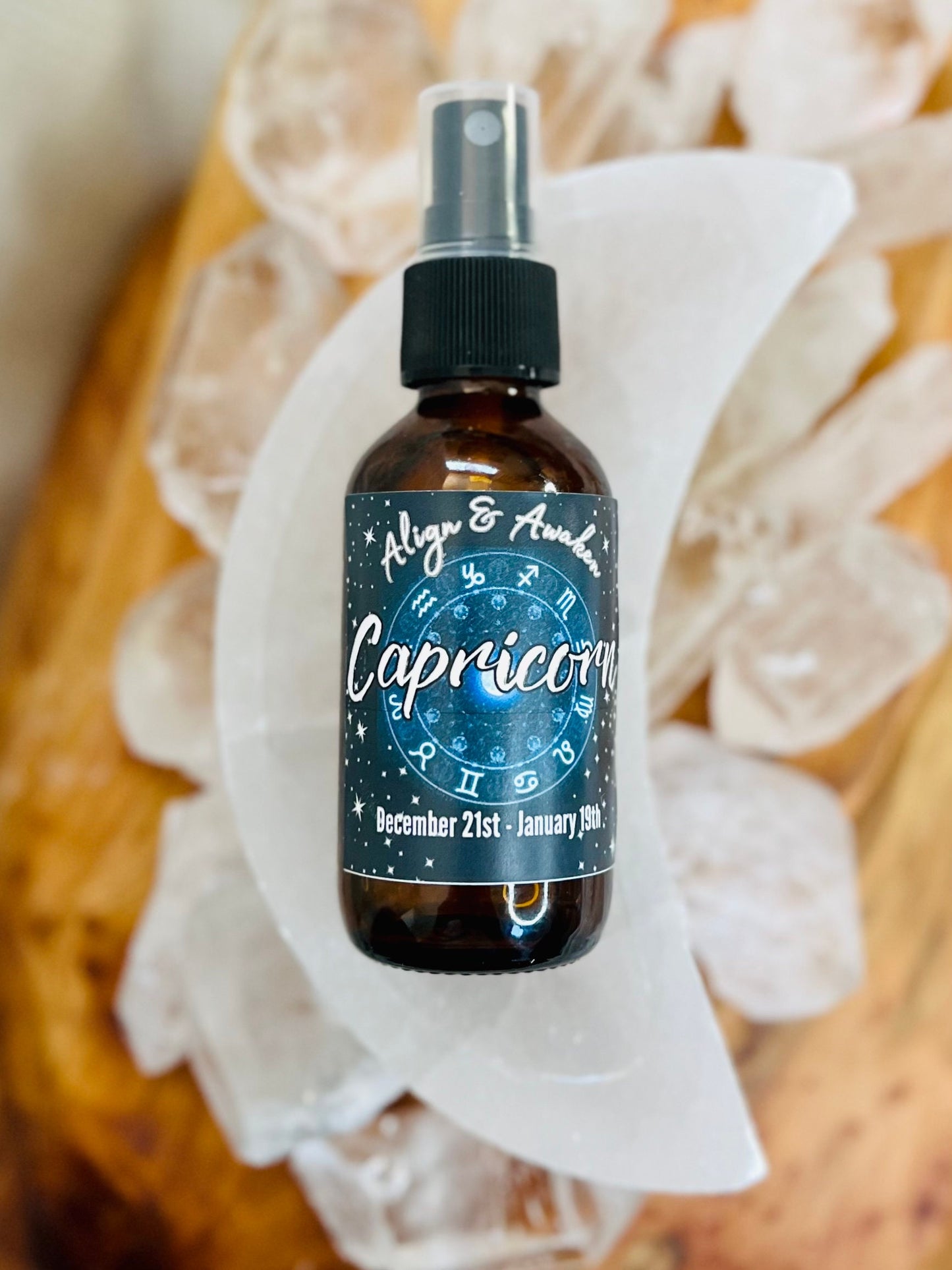 Zodiac Crystal Infused Essential Oil Blends