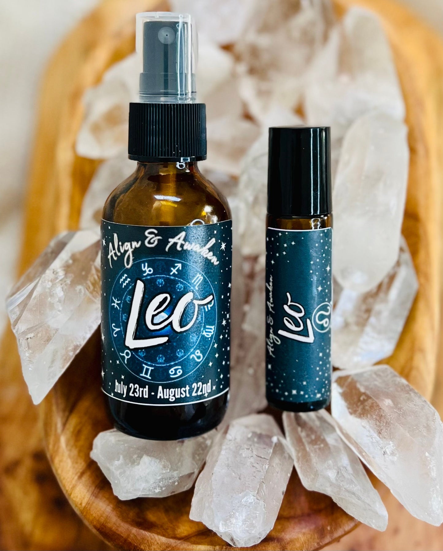 Zodiac Crystal Infused Essential Oil Blends