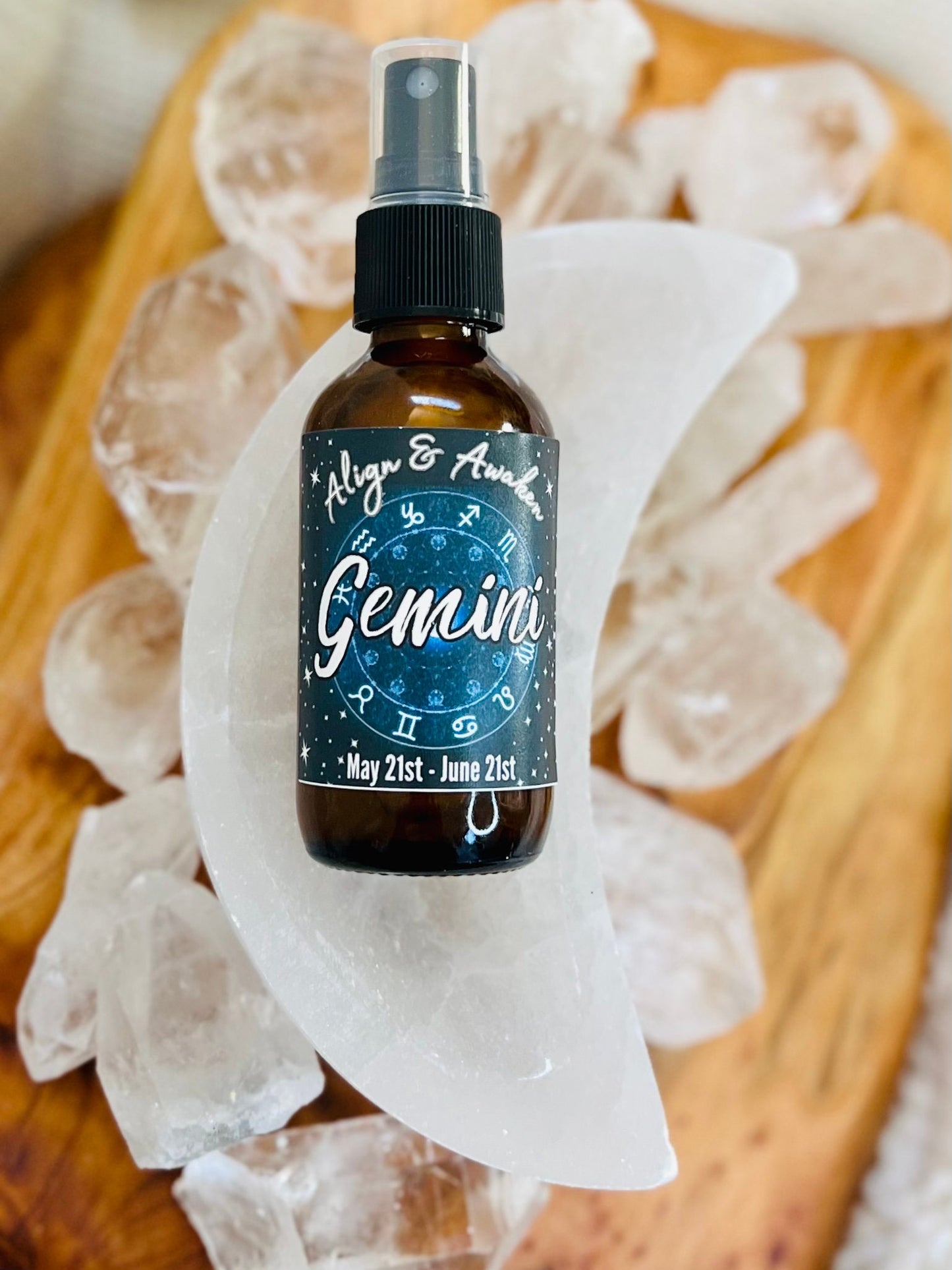 Zodiac Crystal Infused Essential Oil Blends