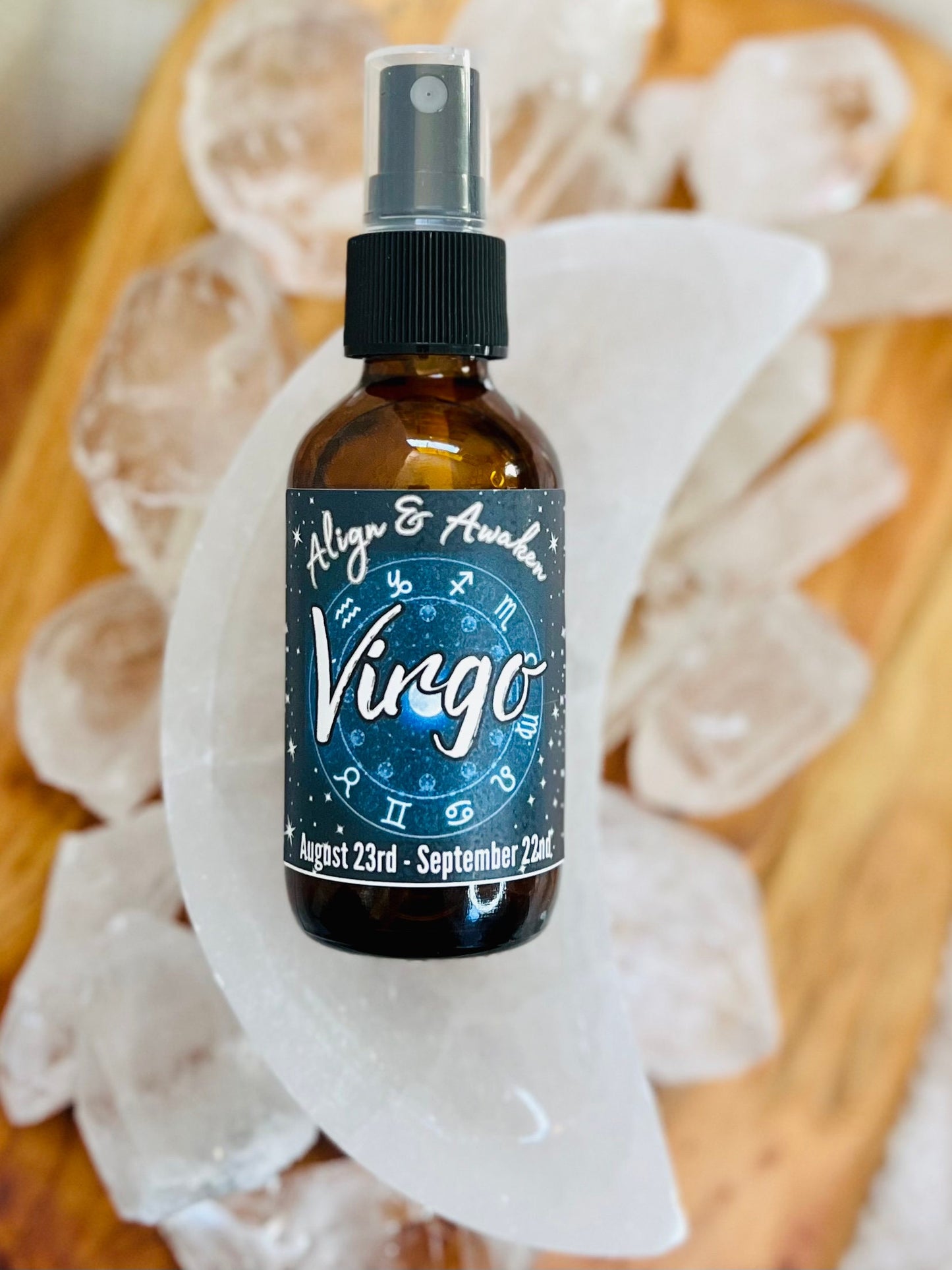 Zodiac Crystal Infused Essential Oil Blends