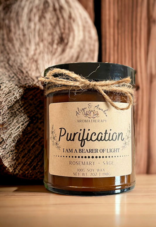 Purification Affirmation Soy Candle - Cleansing and Purifying