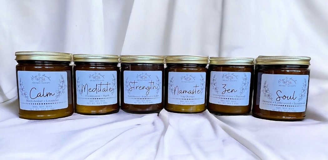 Calm Aromatherapy Soy Candle